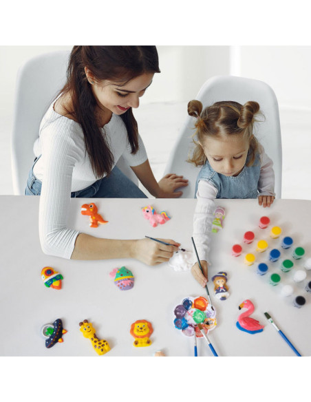 Woopie Stwórz Swoje Figurki Zestaw Kreatywny do Odlewania i Malowania DIY Zwierzątka