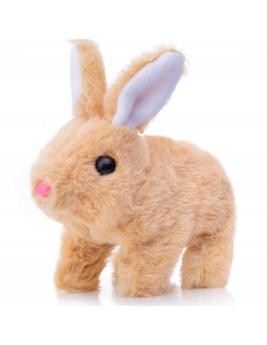 WOOPIE Króliczek Ineraktywny Pluszowy z Marchewką Beżowy