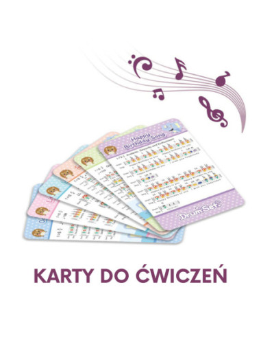 WOOPIE Perkusja Kolorowa