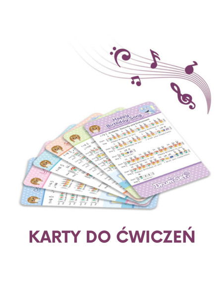 WOOPIE Perkusja Kolorowa