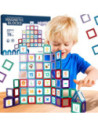 WOOPIE Przestrzenne Klocki Magnetyczne Nauka Liczb 70 Elementów