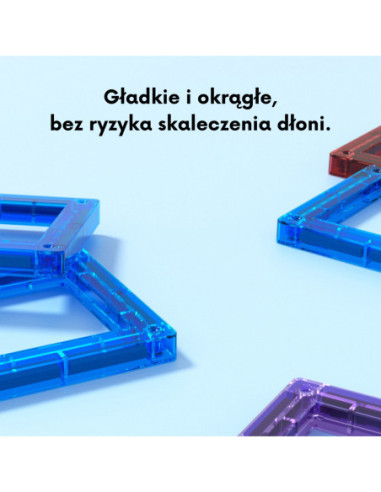 WOOPIE Przestrzenne Klocki Magnetyczne Nauka Liczb 70 Elementów