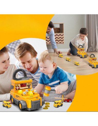 WOOPIE Ciężarówka Budowlana Uderz Kreta 2w1