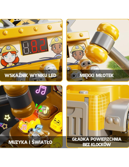 WOOPIE Ciężarówka Budowlana Uderz Kreta 2w1