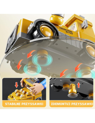 WOOPIE Ciężarówka Budowlana Uderz Kreta 2w1