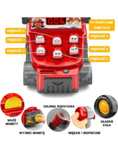 WOOPIE Ciężarówka Strażacka Uderz Kreta 2w1 2