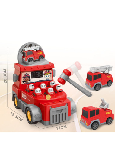 WOOPIE Ciężarówka Strażacka Uderz Kreta 2w1