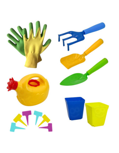 WOOPIE Zestaw Małego Ogrodnika 15el. Dinozaury