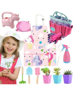 WOOPIE Zestaw Małego Ogrodnika 18 el. Jednorożec