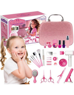 WOOPIE Salon Fryzjerski Kosmetyczka w Kuferku 2w1 43 el.