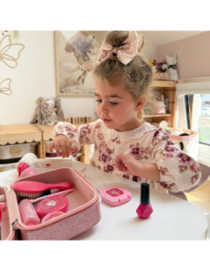 WOOPIE Salon Fryzjerski Kosmetyczka w Kuferku 2w1 43 el. 2