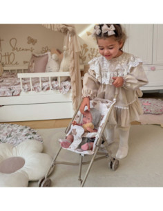Doll stroller - lightweight, foldable, Woopie teddy bears 2