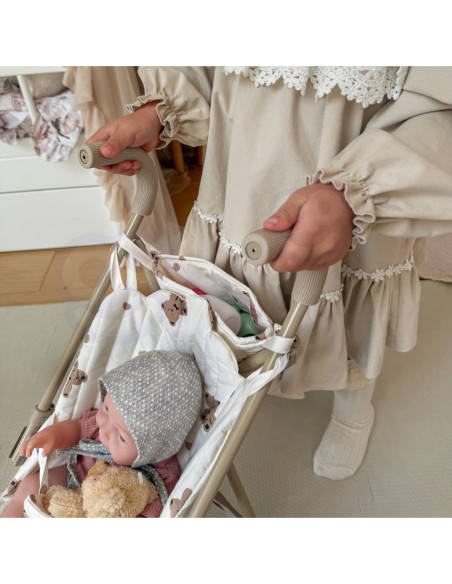 WOOPIE Wóżek Dla Lalek Spacerówka w Misie