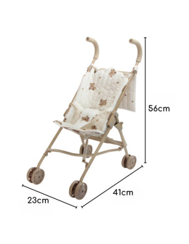 WOOPIE Wóżek Dla Lalek Spacerówka w Misie