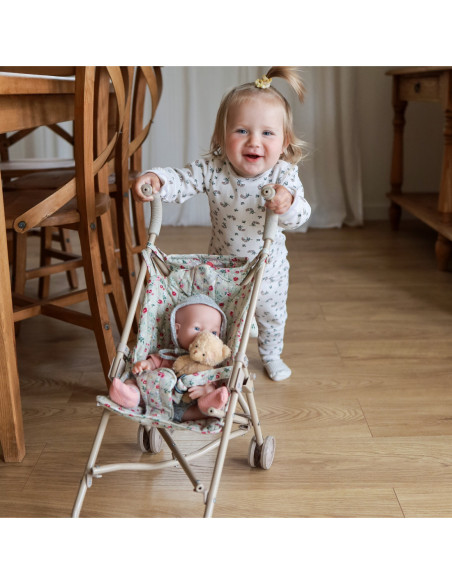 WOOPIE Wózek Spacerówka Dla Lalek w Kwiatki