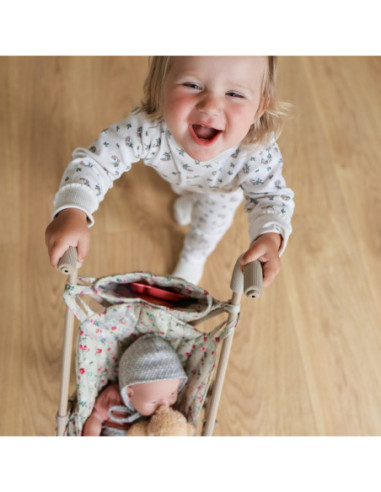 WOOPIE Wózek Spacerówka Dla Lalek w Kwiatki