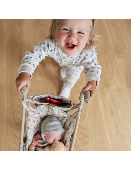 WOOPIE Wózek Spacerówka Dla Lalek w Kwiatki