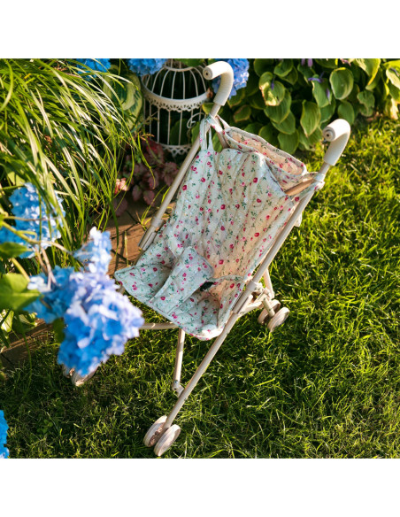 WOOPIE Wózek Spacerówka Dla Lalek w Kwiatki