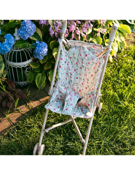 WOOPIE Wózek Spacerówka Dla Lalek w Kwiatki