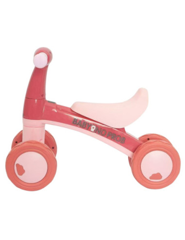 WOOPIE Rowerek Biegowy Różowy Jeździk Czterokołowy
