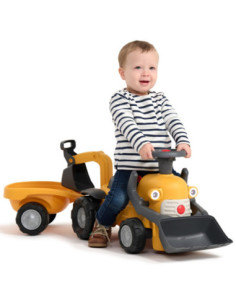 FALK Chodzik Jeździk Koparka Marcel z Przyczepką 2