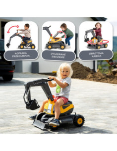 FALK Koparka Przegubowa Volvo Obrotowa Kabina Łopata Pług 2