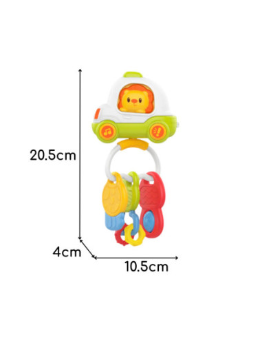 Woopie Zabawka Interaktywna Pilot Samochodzik z Kluczykami Grzechotka Gryzak