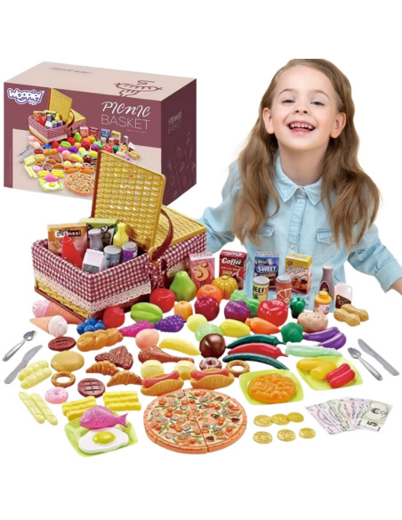 WOOPIE Kosz Piknikowy Dla Dzieci Zestaw 103el.