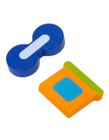 VIGA Drewniana Układanka Edukacyjna Montessori Pociąg