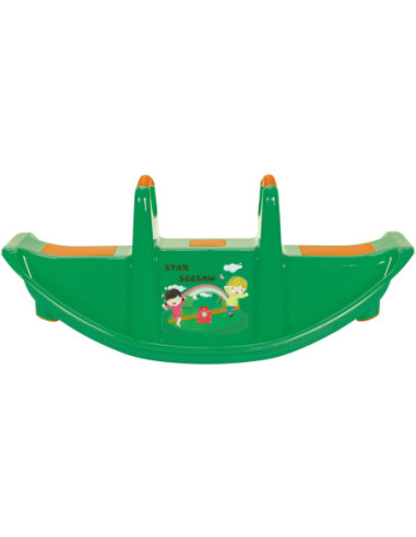 WOOPIE Bujak Wieloosobowy STAR Huśtawka Równoważna Zielona