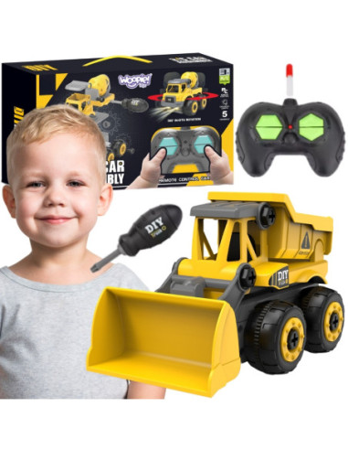 WOOPIE Zdalnie Sterowany Samochodzik Budowlany DIY