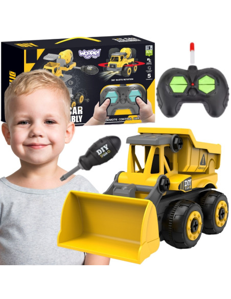 WOOPIE Zdalnie Sterowany Samochodzik Budowlany DIY