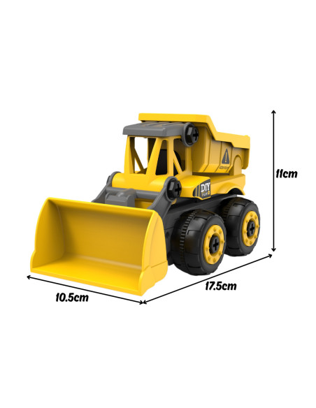 WOOPIE Zdalnie Sterowany Samochodzik Budowlany DIY