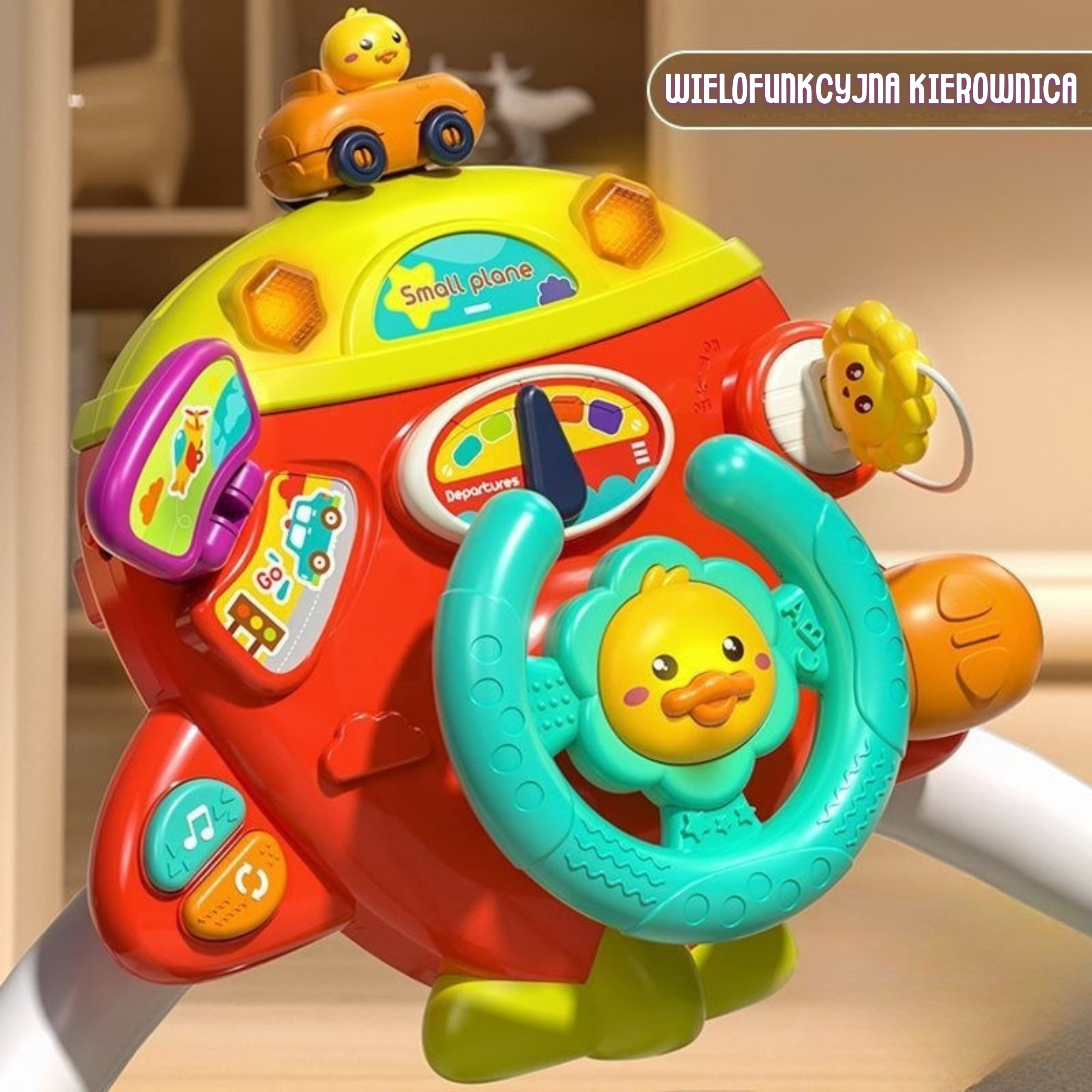 Latająca Kaczka Pilot - Interaktywna Kierownica Samolot - 15 z 16