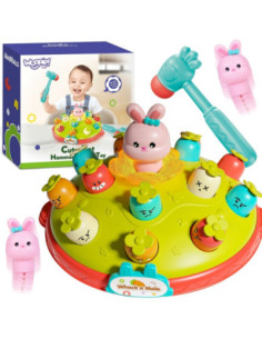 WOOPIE Interaktywna Gra Zręcznościowa Edukacyjna Uderz Młotkiem w Kreta