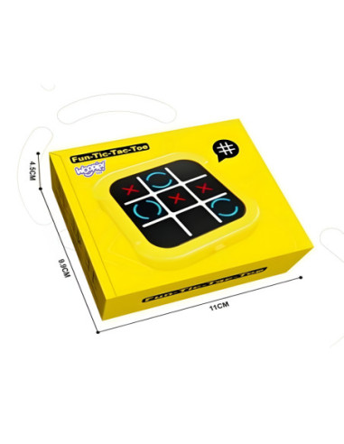 WOOPIE Gra Elektroniczna Kółko i Krzyżyk Logiczna Edukacyjna 4w1