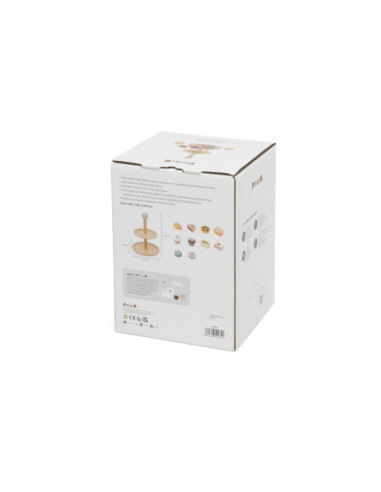 VIGA Drewniany Stojak na Ciasto z Akcesoriami