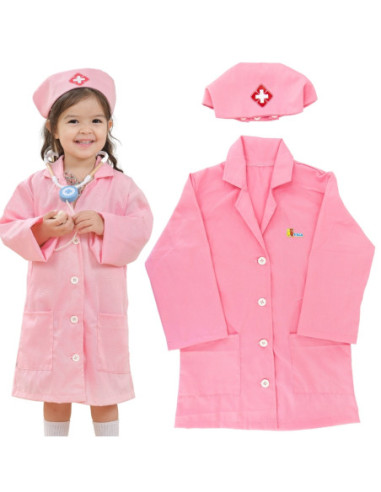 VIGA Strój Mundurek i Kapelusz Małej Pielęgniarki