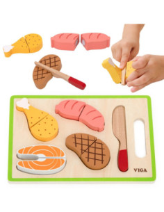 VIGA Meat Cutting Set – Realistic Kitchen Fun