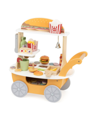 VIGA Minisklep z Hamburgerami – Kreatywna Zabawa w Odgrywanie Ról