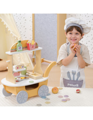 VIGA Minisklep z Hamburgerami – Kreatywna Zabawa w Odgrywanie Ról