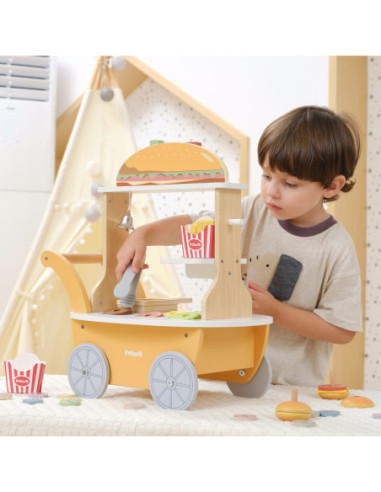 VIGA Minisklep z Hamburgerami – Kreatywna Zabawa w Odgrywanie Ról