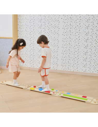 VIGA Drewniana Równoważnia Modułowa Tor Ścieżka Sensoryczna
