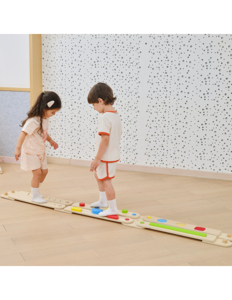 VIGA Drewniana Równoważnia Modułowa Tor Ścieżka Sensoryczna