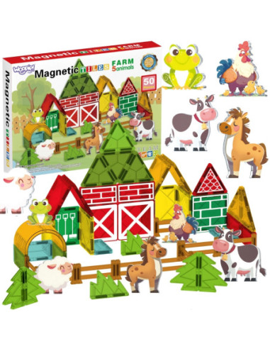 WOOPIE Magnetyczne Klocki Konstrukcyjne 7