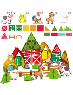 WOOPIE Magnetyczne Klocki Konstrukcyjne 7 2