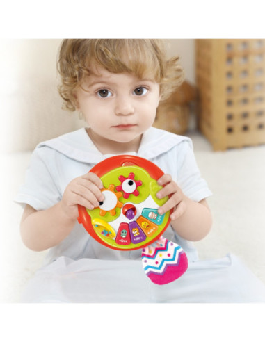 WOOPIE Interaktywna Zabawka Sowa Pianinko z Szeleszczącym Ogonem