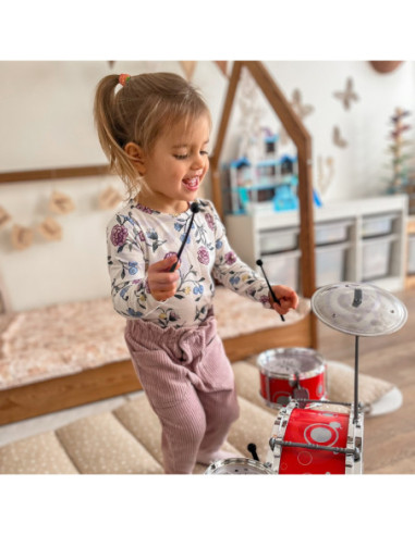 WOOPIE Zestaw Perkusyjny Edukacyjmy dla Dzieci Nauka Muzyki