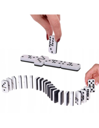 WOOPIE Domino Klasyczna Gra Logiczna 28 Kostek