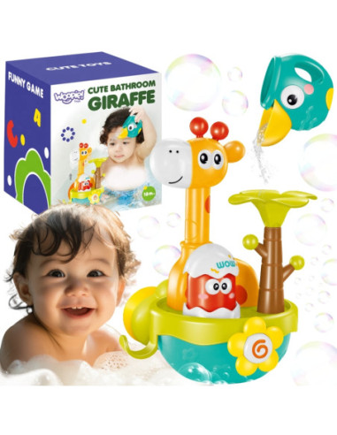 WOOPIE BABY Zabawka do Kąpieli Żyrafa z Lejkiem na Przyssawke